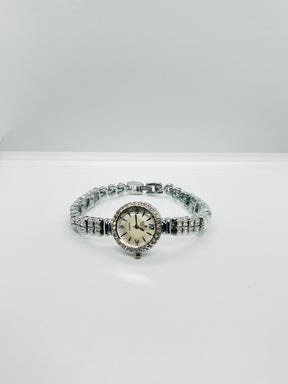 Silver Diamond Ladies Watch