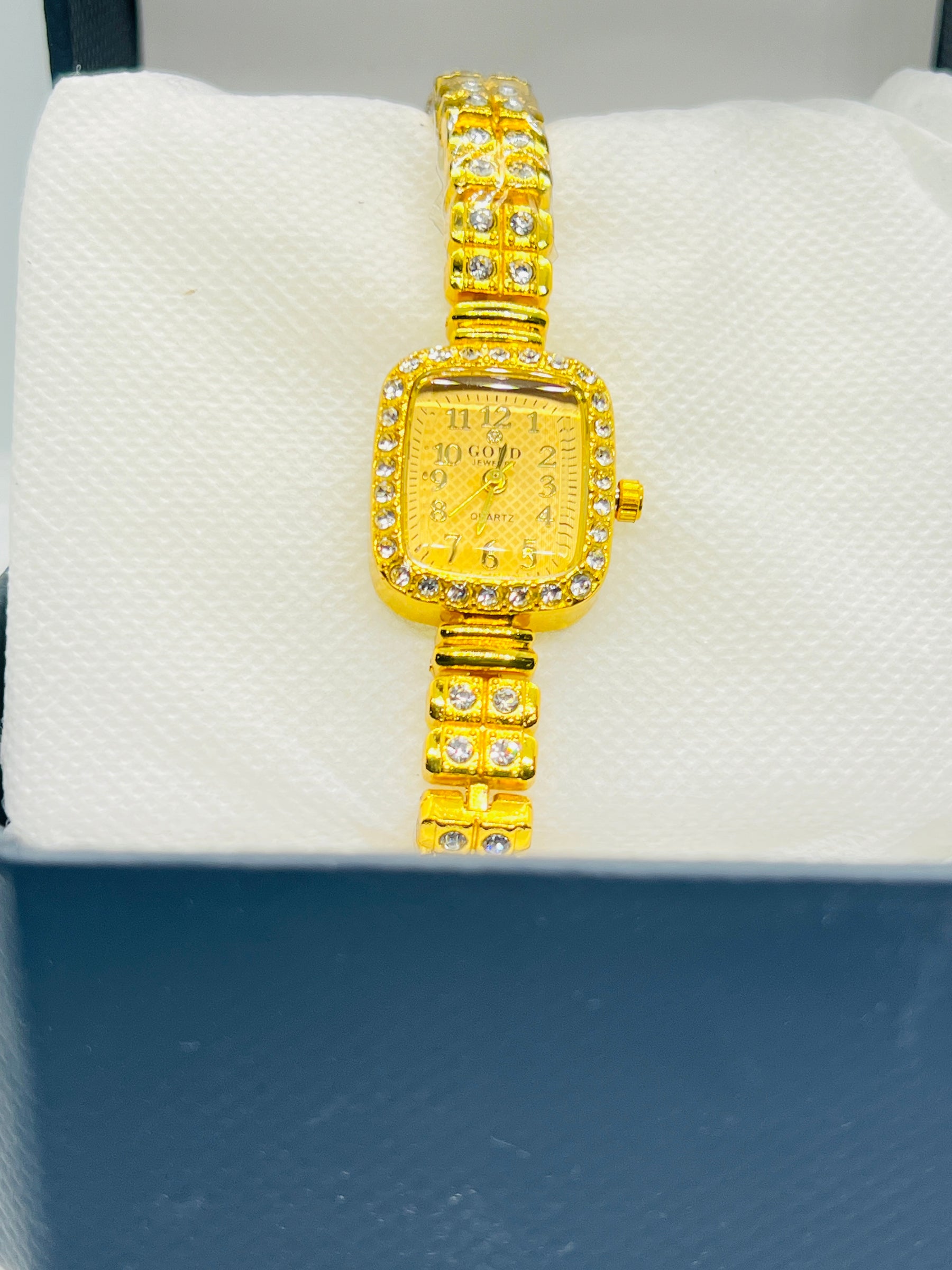 Gold Diamond Ladies Watch