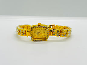 Gold Diamond Ladies Watch