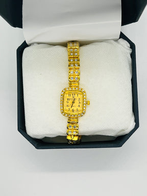 Gold Diamond Ladies Watch